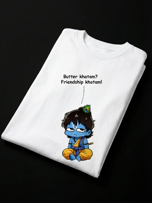 Butter katam little Krishna oversize Teez